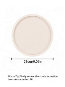 Round Silicone Vanity Tray, Decorative Organizer Tray For Bathroom Counter, Coffee Table, Kitchen Sink And Dresser - Multicolor - View 15