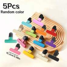 3/5/7/9Pcs Multi-Function Food Bag Sealing Clips, Household Snack Fresh-Keeping Sealing Clips, Moisture-Proof Leak-Proof Plastic Clips, Kitchen Tea Potato Chips Snack Bag Sealing Tool, Random Color - Multicolor - View 17