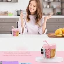 Portable Pill Box 7-Day Large Capacity Pill Storage Box Vitamin Storage Box Anti-Confusion Design Large Opening Easy Access Travel Pill Box - Two-ribbed Pill Box - View 4