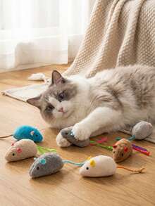 1/5/10pcs Mouse Cat Toys Interactive Teaser Toys Indoor Pet Cat Supplies - View 9