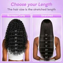 VALLBEST 120g Curly Crochet Human Hair, Knotless Pre-Bunched Feather Crochet Human Hair Bundles, 18 Inch Invisible Miracle Knot Reusable Natural Black - Natural Black - View 4