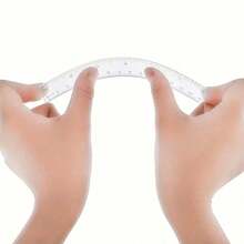 1/10pcs, 1pc/2pcs/3pcs/4pcs/5pcs/6pcs/7pcs/8pcs/9pcs/10pcs 15cm/20cm/30cm Transparent Straight Ruler - Multiple Styles - View 7