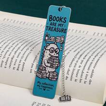 1/3 Colorful Stainless Steel Cute Monster Reading Bookmarks, Accompanying And Marking Bookmarks For Pages That Stay Up Late To Read, Suitable As Gifts For Students, Ladies, Teachers, Students, And Book Enthusiasts. - Color - View 10