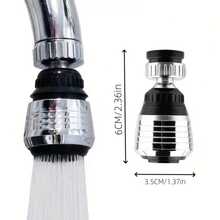 1pc-A 360° Rotating, Anti-Splash, And Water-Saving Faucet Extender Suitable For Kitchen And Bathroom Sinks; It Is Easy To Install And Meets Needs For Washing Dishes, Cleaning Vegetables, And Daily Water Use. - A - View 11