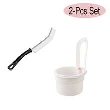 1/2pcs Hanging Sink Food Strainer Basket Set With Crevice Cleaning Brush, Press‑To‑Empty Kitchen Drain Residue Filter Catcher For Leftovers Fruit Vegetable - Multi-color - View 12
