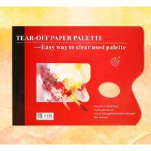 Random Style - Detachable Palette Paper, Disposable Tear-Free Acrylic Gouache Oil Paint Palette Palette - Random Styles - View 5