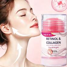 HEYXI 1PC Krim Retinol Leher & Wajah, Melembapkan Tahan Lama, Menutrisi Kulit Leher & Wajah, Kaya Niacinamide, Kolagen, Desain Stik, Praktis Digunakan - Krim Leher - 40g - View 3