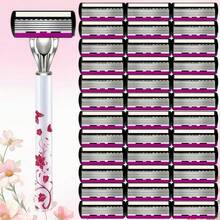 Huateng Design Handle, Manual Precision Shaver With Replaceable Blade - Suitable For Bikini Line Underarm Hair And Private Hair Removal, Suitable For Ten Uses, Very Suitable For Men/Women Hair Removal,Perfect Holiday Gift - Multicolor - View 9