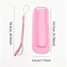 3pcs Glow-In-The-Dark Solid Color Remote Control Silicone Protective Case, Soft Rubber Full Coverage Dustproof & Shockproof Remote Shell, With Colorful Lanyard To Prevent Loss, Compatible For T Cl Ro Ku280 English Version Remote Control Protection & Storage, Practical Home Use Remote Control Protective Accessory - View 5