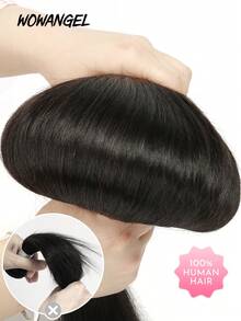 WOWANGEL 12A Brazilian Straight Human Hair Bundles 100% Human Hair 12-30 Inch 100% Unprocessed Virgin Straight Weave 1 Bundles Human Hair Thick Remy Virgin Hair Extensions Natural Color - Natural Black - View 5