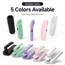 Kindle Page Turner, Compatible With Kindle Paperwhite/Oasis/Scribe, Clip-On Non-Bluetooth Kindle Remote, Tablet Camera Remote, Suitable For Kindle Paperwhite E-Reader - USB Rechargeable Wireless Controller, Supports Apple/Android Tablets - Comfortable Page Turner, Perfect For Reading And Photography Needs, Built-In 120mAh Battery - Multicolor - View 5