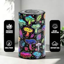 2 buah/Set. Kotak Penyimpanan Rokok + Kaleng Penyimpanan Silinder. Kotak Penggulung Rokok Buatan Tangan 70mm, Tidak Membutuhkan Listrik. Motif Tema Halloween, Aksesori Fashion. Praktis untuk Dibawa Bepergian. Hadiah Liburan. Hadiah Halloween. - Dua warna - View 4