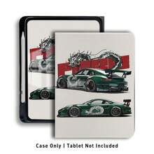 跑車 UV 列印平面圖案保護殼，適用於 / MatePad 11.5 2025 / MatePad SE 11 吋 / Honor 平板 / Honor 9 / 10 / X8A / Pad SE 11 吋 (2023) / Pad 2 / A9 / 11th Gen A16 - 款式19 - 查看 3