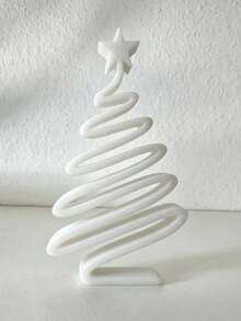 Minimalist Modern Small Christmas Tree Tabletop Decor - Elegant Compact Xmas Tree Ornament With Branches & Suitable For Living Room, Dining Table, Hallway, Cabinet - Lightweight Plastic Holiday Decoration For Small Spaces, Year-Round Use - One Size Fits All - View 15
