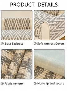 1 Stück ganzjährig bequemer Chenille-Sofakissenbezug, moderner minimalistischer rutschfester Sofasitzbezug, maschinenwaschbar und handwaschbar, hellgrau, frische Mode, weich, farbecht, nicht fusselnd, haustierfreundlicher Schutzbezug für Schlafzimmer, verstellbarer Ecksofa-Bezug, geeignet für Schlafzimmer, Büro, Wohnzimmer, Kombinationsmöbel, L-förmiges Sofa und 1234-Sitzer Sofa - Hellgrau - Übersicht 10