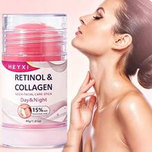 HEYXI 1PC Krim Retinol Leher & Wajah, Melembapkan Tahan Lama, Menutrisi Kulit Leher & Wajah, Kaya Niacinamide, Kolagen, Desain Stik, Praktis Digunakan - Krim Leher - 40g - View 6