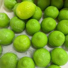 5 buah Mainan Gelisah Berbentuk Lemon Kuning, Bola Mainan Tangan dengan Tekstur Kulit Bergelombang, Hiasan Meja Buah Jeruk Segar, Hadiah Kecil Koleksi Unik - MultiWarna - View 4