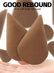 2/4/8/12pcs Premium Asymmetrical Double-Ended Makeup Sponge Set, Soft Makeup Sponge, Suitable For Foundation And Concealer, Ideal For Beginners, Alcohol-Free Hydrophilic PU Material, Flawless Facial Makeup Tool, Soft Touch - Multicolor - View 8