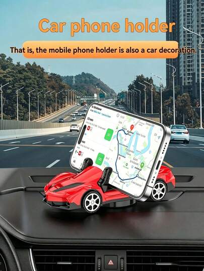 Sports Car Style Phone Holder, Dashboard Phone Holder, Dashboard Rotating Phone Holder