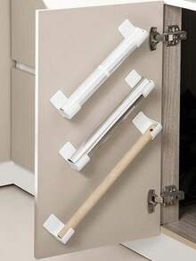 No-Hole Trash Bag Storage Rack Adjustable Spacing Kitchen Storage Rack Suitable For Trash Bags Plastic Wrap Umbrellas Rolling Pins Storage Protable Kitchen Organizer Sink Storage Rack Home Kitchen Essentials Accessories - Multicolor - View 4