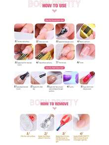 BORN PRETTY 10ml 8 In 1 Nail Gel Polish Base Gel&Watercolor Nail Extension Strengthener& Rhinestone Multifunctional Gel - 10ml - View 9