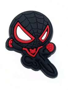 Disney Marvel Spider-Man Clog Shoe Charms, Shoe Buckle Decorative Accessories, Birthday Gift, Halloween Gift, Party Favors, Multiple Styles Available, DIY Shoe Decoration, Practical Accessory For Birthday Gifts And Daily Shoe Customization - A - View 9