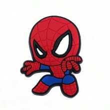 Disney Marvel Spider-Man Clog Shoe Charms, Shoe Buckle Decorative Accessories, Birthday Gift, Halloween Gift, Party Favors, Multiple Styles Available, DIY Shoe Decoration, Practical Accessory For Birthday Gifts And Daily Shoe Customization - A - View 10