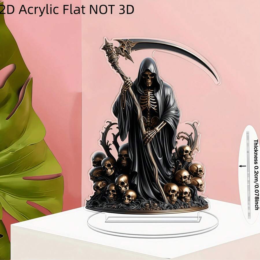 2D 壓克力桌面裝飾品,亡靈節萬聖節居家派對裝飾 - J - 查看 1