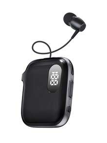 REMAX Earbud tunggal Bluetooth 6.0 teleskopik yang dapat dijepit, panjang earbud dapat diperpanjang 32cm dengan sekali klik, mikrofon ganda ENC untuk panggilan jernih, pengingat getar, waktu bicara hingga 90 jam, koneksi dua perangkat, indikator baterai LED, pengisian daya cepat USB-C. - View 15