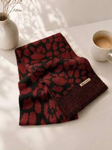 1PC Women's Fashion Casual Exquisite Leopard Print Scarf, Warm And Versatile, Suitable For Daily Wear, Shopping, Party, Travel And Dating - Multicolor - View 5