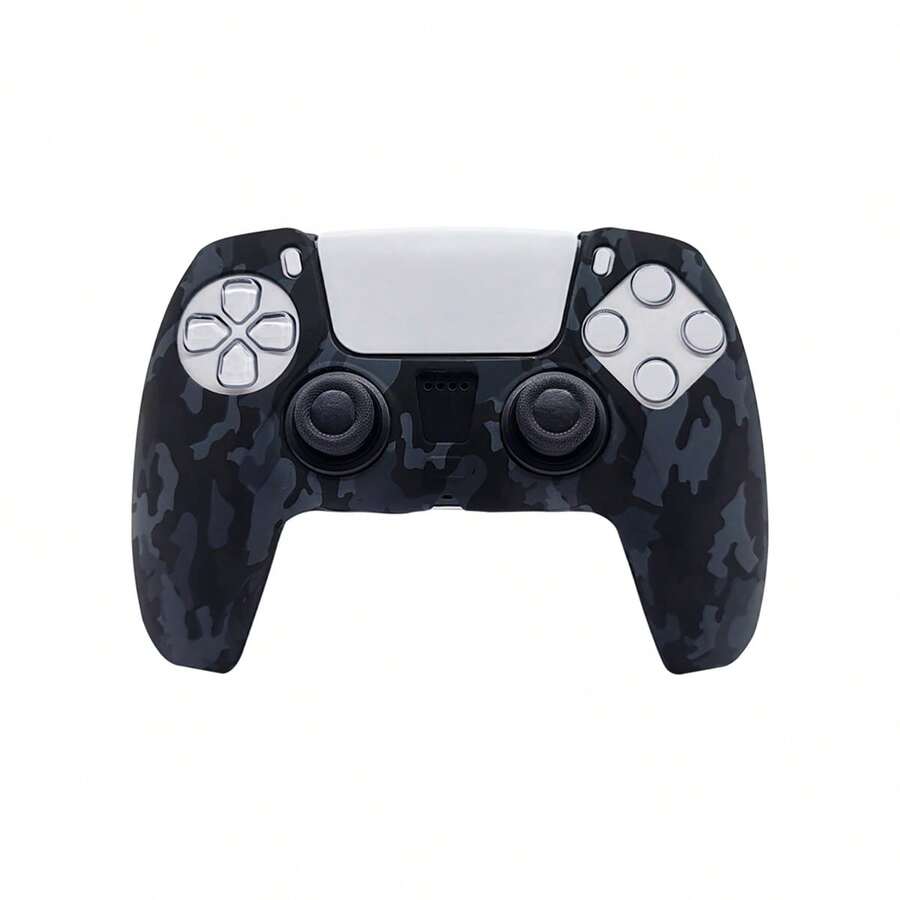 1pc Camo Print Game Controller Case Kompatibel Dengan PS5 - MultiWarna - View 1