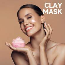 Hllozzi 100ml Clay Mask, Available In Avocado, Dead Sea Salt And Cherry Blossom Flavors. Contains Aloe Vera Extract And Trace Minerals, Deeply Moisturizes And Brightens Skin, Suitable For All Skin Types, Perfect Gift - 100ml/3.38fl.oz - View 6