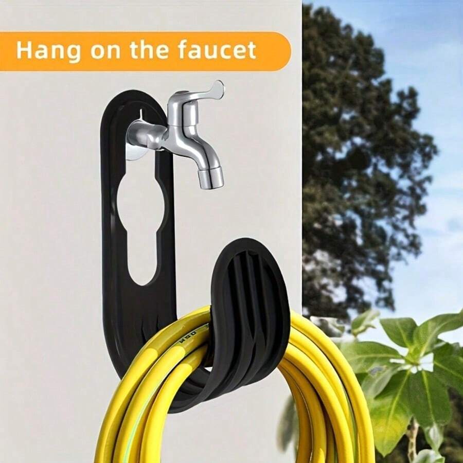 Heavy‑Duty J‑Hook For Garden Hose Plastic Wall‑Mount Water Pipe Hanger Keep Yard Tidy Garden Accessory - Storage Hooks - View 1