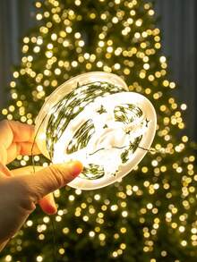 USB Powered LED Christmas Tree String Lights, 8 Lighting Modes, With Remote Control, Timer, Adjustable Brightness Warm White Star Lights, Green Wire Decorative Lights, Suitable For Christmas Tree, Holiday Indoor And Outdoor Decoration - One Size Fits All - View 5