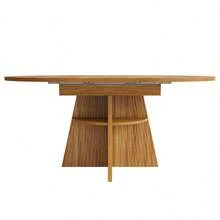 Extendable Dining Table, Dining Room Table, Kitchen Table, Balcony Table, Round Dining Table, Extendable To Oval, 110-150, Seats Up To 8 People, Dark Brown - Dark Brown + MDF - View 9