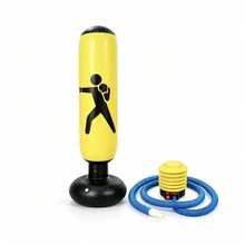 Adult Thickened Inflatable Boxing Punching Bag Tumbler Sandbag, Home Stress Relief Fitness Training Punching Bag With Air Pump - Multicolor - View 14