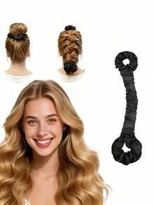 1pc Satin Heatless Sleep Hair Curler, Soft Lazy Styling Tool, No‑Heat Natural Flowing Curls, Durable Hair Accessory, Mother's Day Gift For Women - Multicolor - View 14