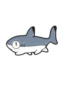 Cute Cartoon Shark Enamel Brooch, Cute Marine Animal Metal Brooch, Suitable For Backpack, Jacket, Clothing Decoration - Multicolor - View 12
