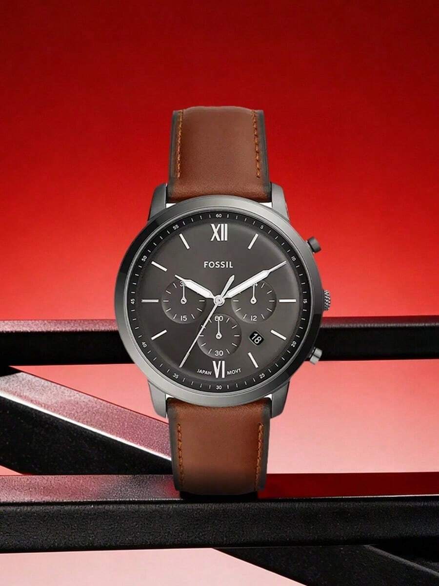 Fossil 石英男士腕錶，優雅商務休閒日常款，多款型號可選 - 手錶 - 查看 1