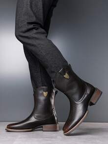 New Fashion Men's Northwest Style Boots - Black Brown - View 2