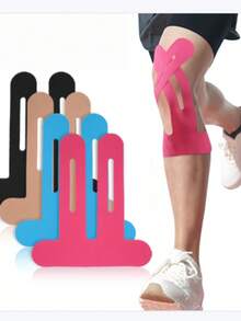 Sports Knee Special Elastic Breathable Pre-Cut Kinesiology Tape, Breathable Knee Tape, Sports Tape Provides Support And Stability For Running - T-shaped - View 3