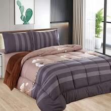 Casaisla Home Collection Comforter Sets - Chocolate Brown - View 5