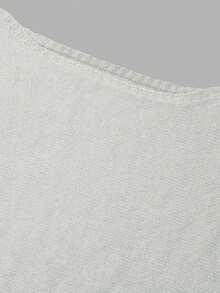 NiceArt Women's Autumn/Winter Vintage Off-Shoulder Cape Wool Blend Knit Top, Asymmetric Batwing Sleeve Sweater, Autumn Outfit, Social, Halloween - Grey - View 5