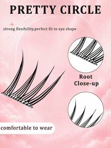 Glue-Free 10-Row 9-14mm C-Curl False Eyelashes, Large Capacity Lightweight Upgraded Lashes, Long-Lasting Lifted Shape, Soft & Comfortable Wear, Natural Fluffy Look For Daily Eye Makeup - C - View 7