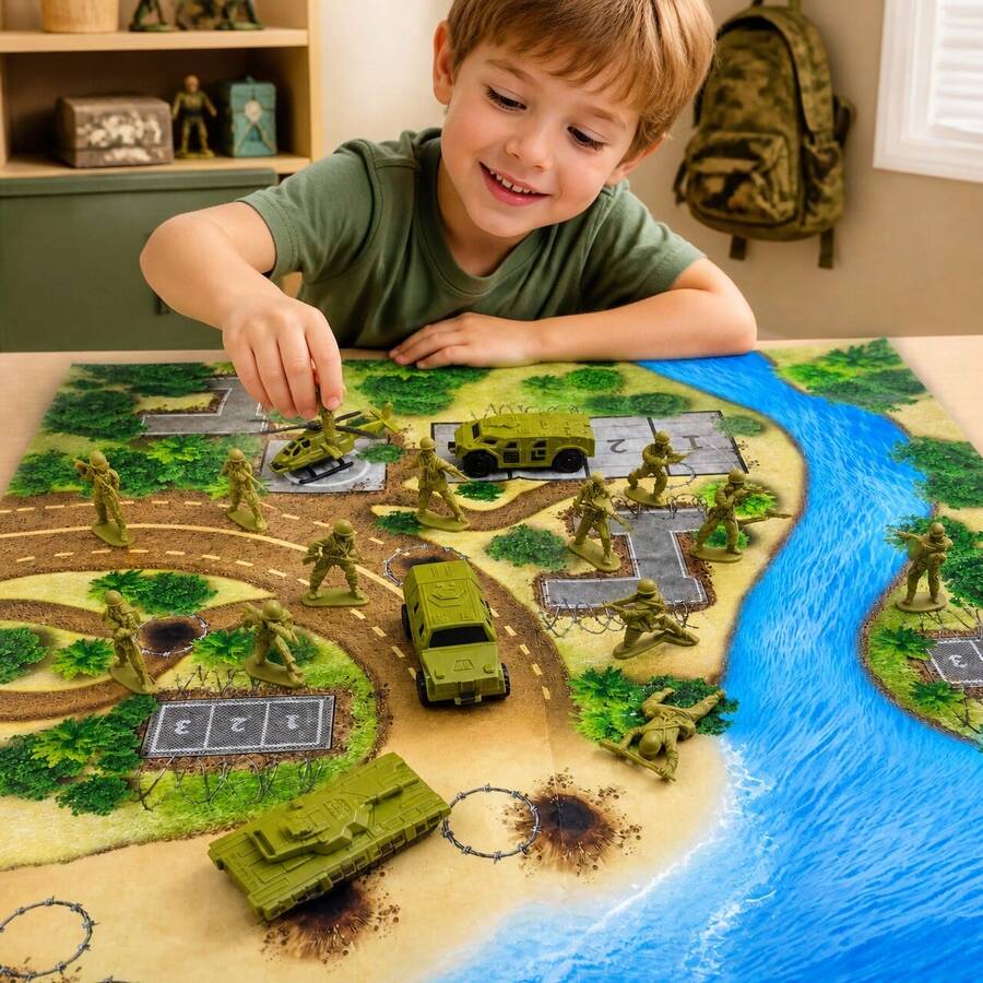 Military Series Model Special Forces Navy Includes 12 Soldiers, Tank, Airplane, Armored Vehicle, Children Boys Military Series Toy Model Set, Christmas Gift, Thanksgiving