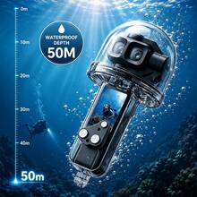 For Osmo Pocket 4P PULUZ 50m Underwater Waterproof Housing Diving Cover (Transparent) - View 4