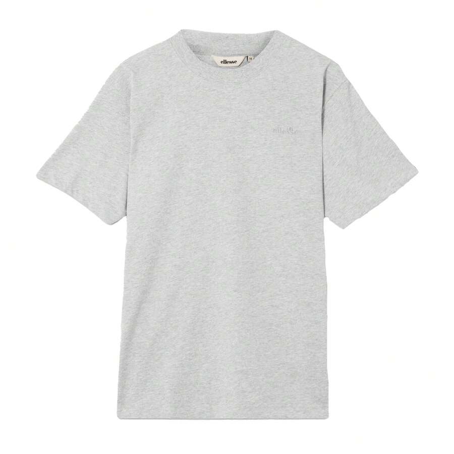 Ellesse Mens Suisio T-Shirt - Light Grey Marl - View 1