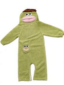 1pc Funny Big Mouth Fish Bathrobe, Coral Fleece Thickened Super Soft, One-Piece - Multicolor - View 7