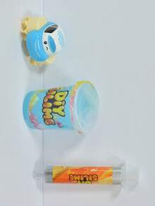2-In-1 DIY Crystal Slime Toy Set Auto Track-Following Mini Car Kids 2-In-1 Slime Play Set Slime Track Car Toy Christmas Kids Toys Fidget Toys For Kids - Multicolor - View 13