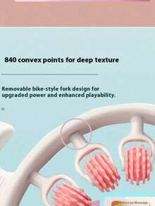 360° Muscle Roller 9-Wheel Ring Leg Massager, Suitable For Calves, Legs, Arms, Tennis Elbow And Golf Elbow - Plastic Fascia Muscle Roller Fat Burner, Trigger Point Release - Perfect Mother's Day Gift - Multicolor - View 4